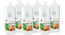 Набор Алоэ Вера Питьевой гель Мед из 6 штук